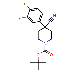 1-Boc-4-cyano-4-(3,4-difluorophenyl)-piperidine