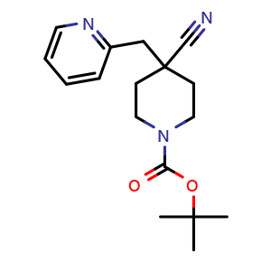 1-Boc-4-cyano-4-(2-pyridinylmethyl)-piperidine