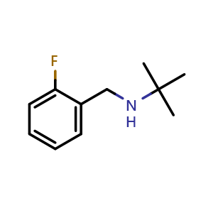 N-(2-Fluorophenylmethyl)tert-butylamine