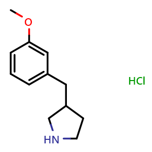 3-[(3-Methoxyphenyl)methyl]-pyrrolidine hydrochloride