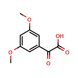 Chemical structure of 3,5-Dimethoxybenzoylformic acid , CAS 878561-39-8, AChemBlock P35533