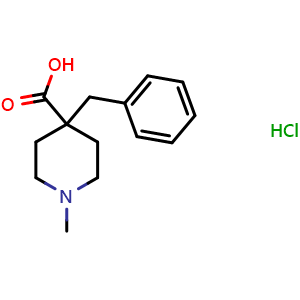 1-Methyl-4-benzyl-4-carboxypiperidine hydrochloride