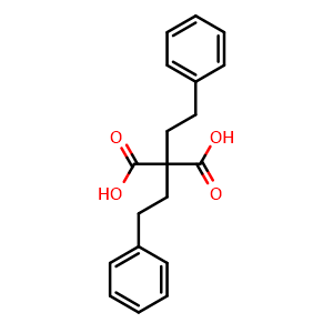 2,2-Bis(2-phenylethyl)propanedioic acid