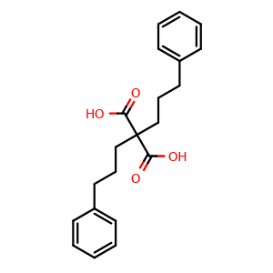 2,2-Bis(3-phenylpropyl)propanedioic acid