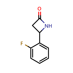 4-(2-Fluorophenyl)-2-azetidinone