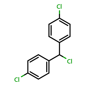 Chemical structure of 4,4'-Dichlorobenzhydrylchloride , CAS 782-08-1, AChemBlock P36080