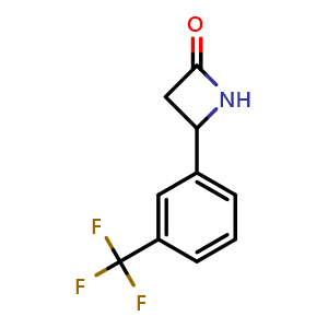 4-[3-(Trifluoromethyl)phenyl]-2-azetidinone