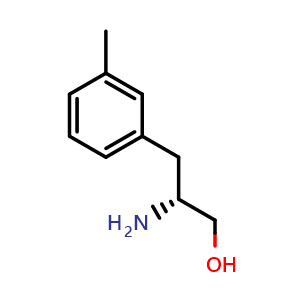 Chemical structure of (R)-b-Amino-3-methylbenzenepropanol , CAS 774243-64-0, AChemBlock P36120