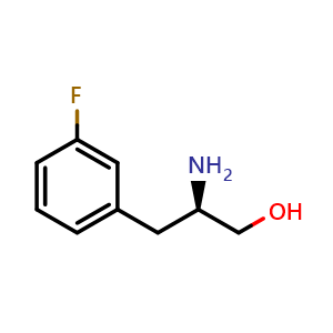 Chemical structure of (R)-b-Amino-3-fluorobenzenepropanol , CAS 774243-59-3, AChemBlock P36121