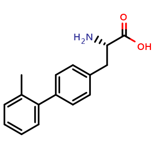 Chemical structure of 4-(2-Methylphenyl)-L-phenylalanine , CAS 758685-64-2, AChemBlock P36223