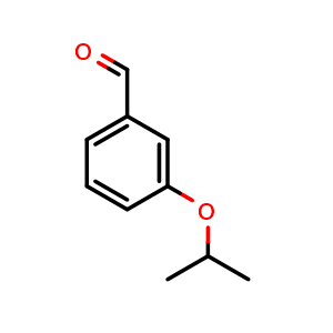 Chemical structure of 3-Isopropoxybenzaldehyde , CAS 75792-33-5, AChemBlock P36227