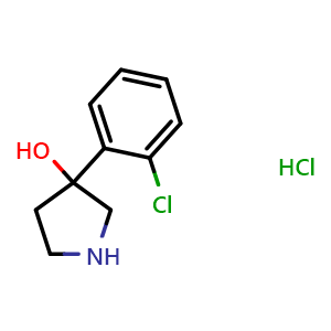 3-(2-Chlorophenyl)-3-pyrrolidinol hydrochloride