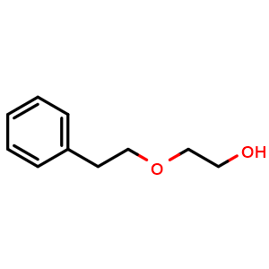 Chemical structure of 2-(2-Phenylethoxy)ethanol , CAS 74121-91-8, AChemBlock P36349