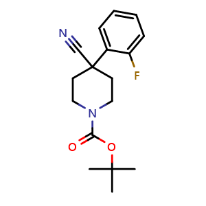 1-Boc-4-cyano-4-(2-fluorophenyl)-piperidine