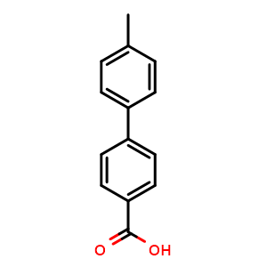 Chemical structure of 4'-Methyl-4-biphenylcarboxylic acid , CAS 720-73-0, AChemBlock P36433