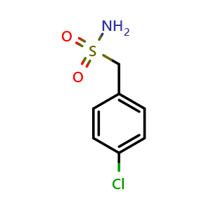 Chemical structure of 4-Chlorobenzylsulfonamide , CAS 71799-35-4, AChemBlock P36442