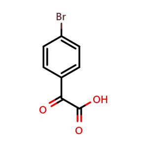 Chemical structure of 4-Bromobenzoylformic acid , CAS 7099-87-8, AChemBlock P36491