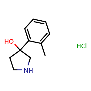 3-(2-Methylphenyl)-3-pyrrolidinol hydrochloride