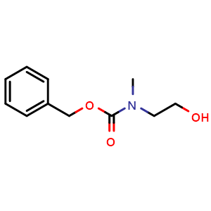 Chemical structure of N-Cbz-2-(methylamino)ethanol , CAS 67580-96-5, AChemBlock P36677