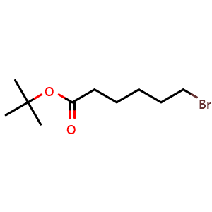 Chemical structure of tert-Butyl 6-bromohexanoate , CAS 65868-63-5, AChemBlock P36778