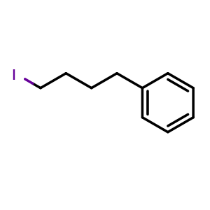Chemical structure of (4-Iodobutyl)benzene , CAS 64283-87-0, AChemBlock P36870