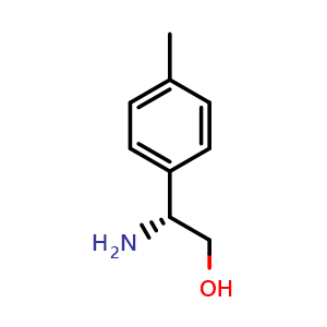 Chemical structure of (R)-b-Amino-4-methyl-benzeneethanol , CAS 639054-51-6, AChemBlock P36899