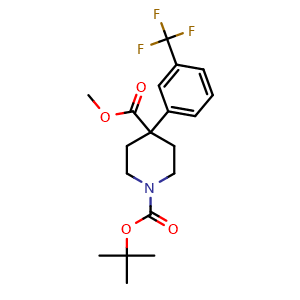 1-Boc-4-(3-CF3-phenyl)-4-methoxycarbonylpiperidine