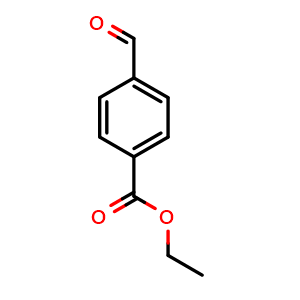 Chemical structure of Ethyl 4-formylbenzoate , CAS 6287-86-1, AChemBlock P36963