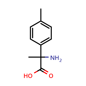 Chemical structure of a-Amino-a,4-dimethylbenzeneacetic acid , CAS 6269-79-0, AChemBlock P36977