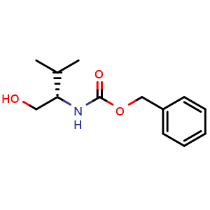 Chemical structure of Cbz-L-Valinol , CAS 6216-65-5, AChemBlock P37015