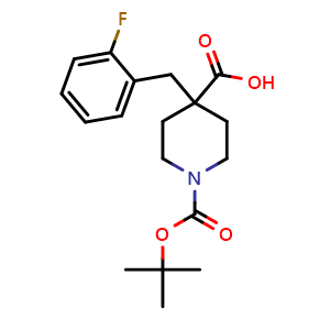 1-Boc-4-(2-fluorobenzyl)-4-carboxypiperidine