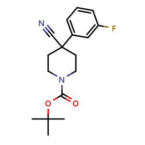 1-Boc-4-cyano-4-(3-fluorophenyl)-piperidine