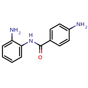Chemical structure of 4-Amino-N-(2-aminophenyl)-benzamide , CAS 58338-59-3, AChemBlock P37242