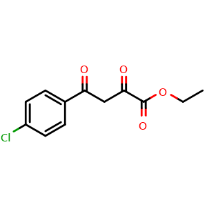 Chemical structure of Ethyl 4-chloro-a,g-dioxo-benzenebutanoate , CAS 5814-38-0, AChemBlock P37257