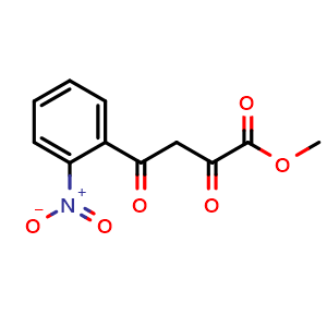 Chemical structure of Methyl 2-nitro-a,g-dioxo-benzenebutanoate , CAS 57446-03-4, AChemBlock P37312