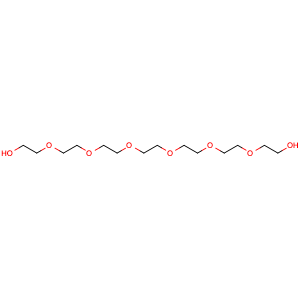 Chemical structure of Heptaethylene glycol , CAS 5617-32-3, AChemBlock P37406