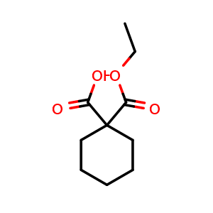 1,1-Cyclohexanedicarboxylic acid 1-ethyl ester