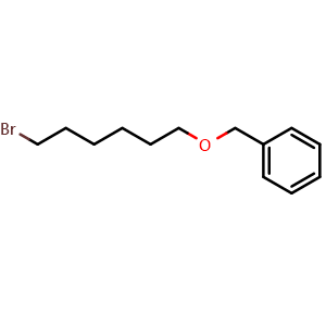 Chemical structure of 1-Bromo-6-benzyloxylhexane , CAS 54247-27-7, AChemBlock P37535