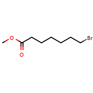 Chemical structure of Methyl 7-bromoheptanoate , CAS 54049-24-0, AChemBlock P37550