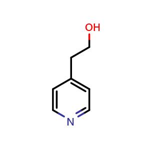 Chemical structure of 2-Pyridin-4-yl-ethanol , CAS 5344-27-4, AChemBlock P37585