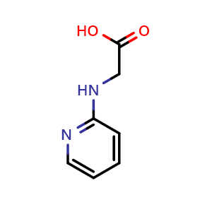 Chemical structure of N-2-Pyridinyl-glycine , CAS 52946-88-0, AChemBlock P37612