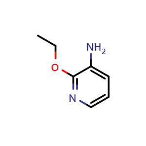 Chemical structure of 2-Ethoxy-3-pyridinamine , CAS 51468-01-0, AChemBlock P37716