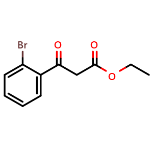 Chemical structure of Ethyl (2-bromobenzoyl)acetate , CAS 50671-05-1, AChemBlock P37779