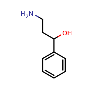 Chemical structure of a-(2-Aminoethyl)benzenemethanol , CAS 5053-63-4, AChemBlock P37784
