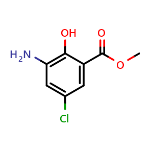 Methyl 3-amino-5-chloro-2-hydroxybenzoate
