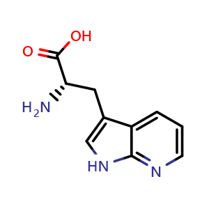 Chemical structure of 7-Aza-L-tryptophan , CAS 49758-35-2, AChemBlock P37876