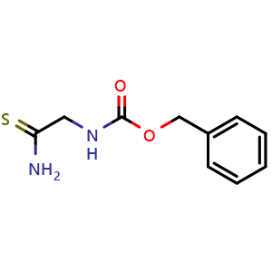 Chemical structure of N-Benzyloxycarbonylglycine thioamide , CAS 49548-40-5, AChemBlock P37886