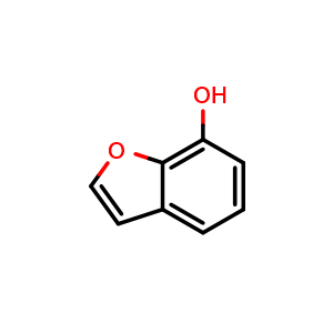 Chemical structure of 7-Benzofuranol , CAS 4790-81-2, AChemBlock P37918