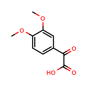 Chemical structure of 3,4-Dimethoxybenzoylformic acid , CAS 4732-70-1, AChemBlock P37953