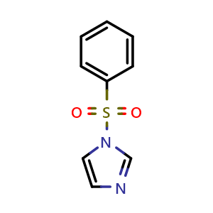 Chemical structure of 1-(Phenylsulfonyl)imidazole , CAS 46248-01-5, AChemBlock P37981